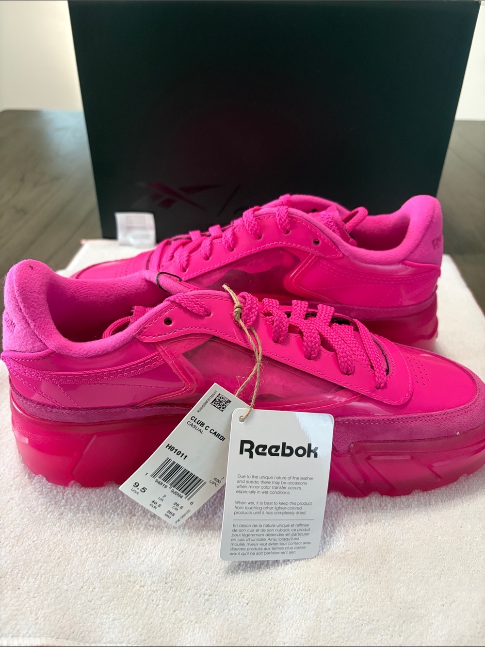 StockX Authentic Reebok Club C Cardi
Dynamic Pink